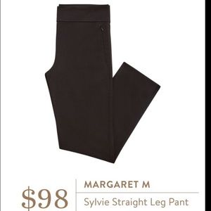 Nwt Margaret M Sylvie Straight Leg Pant 